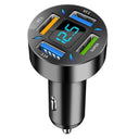 66W 4 Ports USB Car Charger with PD Quick Charge 3.0 - iPhone 13 12  Samsung Fast Charging Adapter  ourlum.com 66W 4USB  