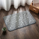 Absorbent Shower Bath Mat: Ultimate Water Absorption & Anti-Slip Safety  ourlum.com E-Grey 40x60cm 