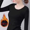 Stay Cozy & Chic Velvet Slim Fit Thermal Top O Neck