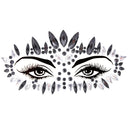 3D Sexy Face Tattoo Stickers Temporary Tattoos Glitter Fake Tattoo Rhinestones Masquerade for Women Party Face Jewels Tattoo  ourlum.com NO.22  