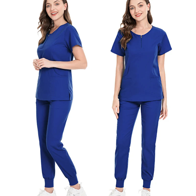 Surgical Uniforms Woman Scrub Set Medical Nurse Workwear