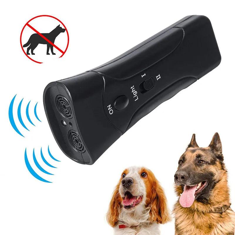 Pet Dog Repeller Whistle: Stop Barking Training LED Ultrasonic Device  ourlum.com   