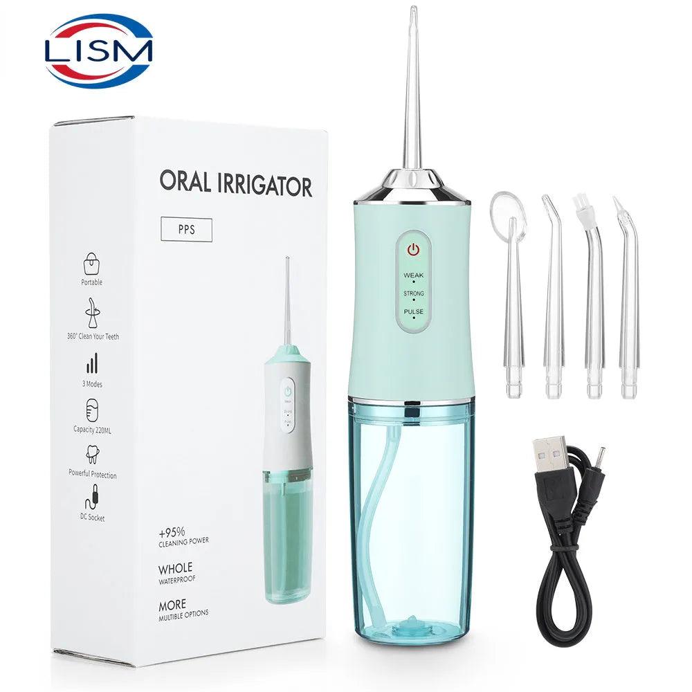 Portable Dental Water Flosser with 3 Modes and Smart Power-Off Protection  ourlum.com   