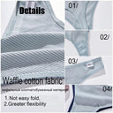 Cozy Waffle Cotton Panties V-Waist G-String Bundle Set 6pcs