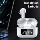 Wireless Real Time Translator Earbuds Smart Touch Screen