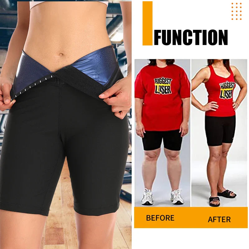 High Waist Sauna Shaper Pants for Sweat, Slimming & Workout Confidence