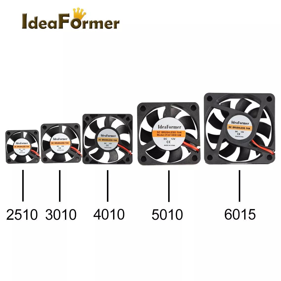 3D Printer Cooling Fan Series: Enhance Your Printing Setup  ourlum.com 2510 5V 30cm Wire  