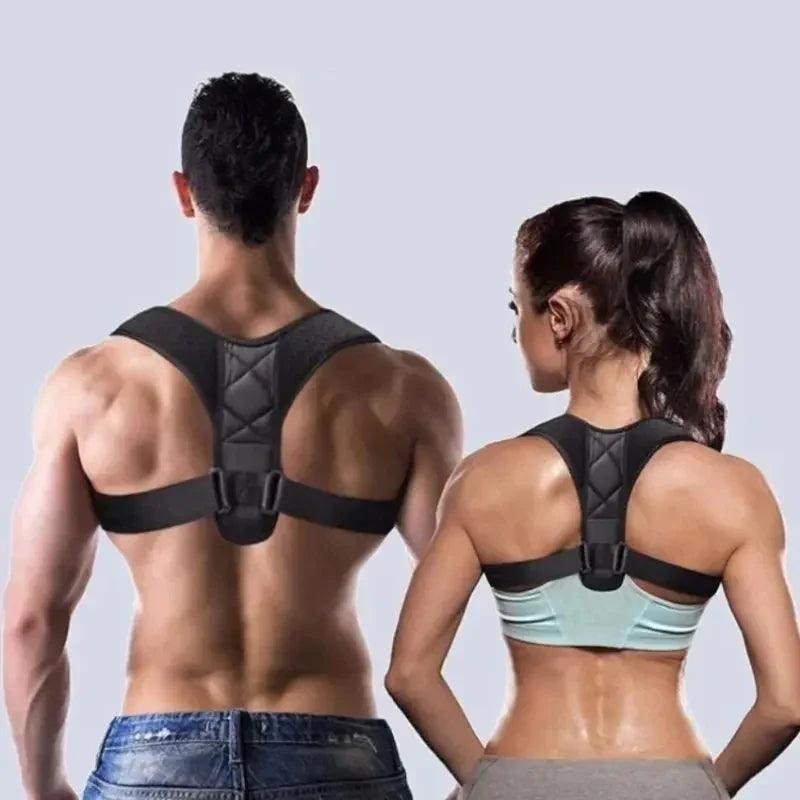 Posture Corrector Clavicle Spine Back Belt Adjustable Unisex Upper Back Shoulder Lumbar Posture Correction  ourlum.com   