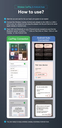 XUDA 2in1 Wireless CarPlay AI Mini Box Android Auto Box Upgrade