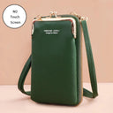 Soft Leather Crossbody Phone Purse Stylish Wallet for Women