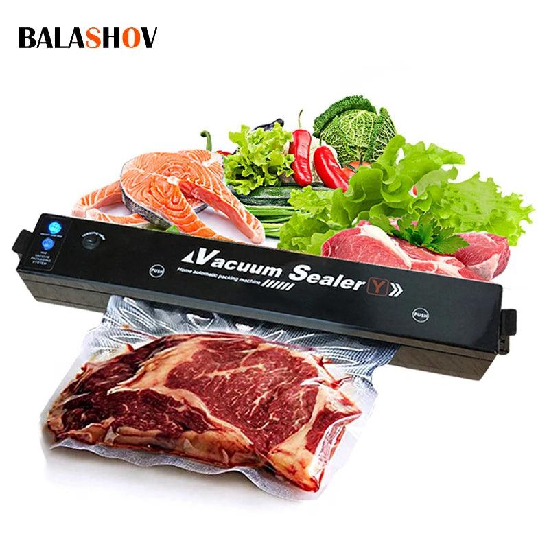 Food Vacuum Sealer Packing Machine EU Plug Vacuum Packer Machine Small Home Kitchen Food Saver With Free 10pcs Food Vacuum Bags