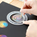 Spirograph Rainbow Scratch Art Set - Creative Drawing Kit for Kids  ourlum.com   