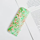 Wide Teeth Acetate Hair Combs Anti-static Massage Hair Brush Hairdressing Colorful Hairdress Salon Styling Traveling Accessories  ourlum.com NO.24 11.8x4.6cm  