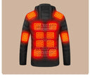 19 Areas Self Heating Vest Men's Heated Jacket USBWarm Sport