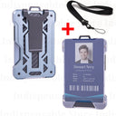 Badge Card Holder Carbon Fiber Wallet For Men Slim Design