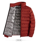 Graphene Self-Heating Down Jacket Men Windproof Pleated Warm