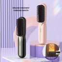 Cordless Electric Hair Brushes Straightener Brush Styler