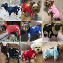 Small Dog Autumn Winter Warm Cotton Coat Jacket Outfit  ourlum.com   