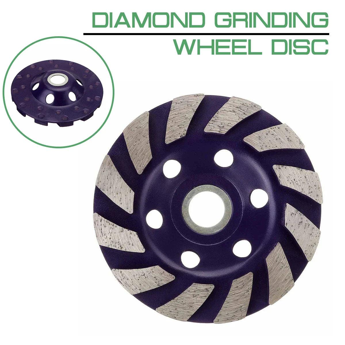 1pcs 4" 100mm Diamond Grinding Wheel Disc Bowl Shape Grinding Cup Stone Concrete Granite Ceramic Cutting Disc Piece Power Tools  ourlum.com   