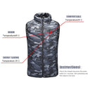 New 17 Heated Vest Jacket Fashion for Men Women Winter