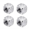 Aluminum Car Tire Valve Caps Stylish Airtight Covers