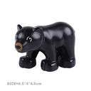 Big Farm Animals Building Blocks Set: Creative Educational Toy Blocks  ourlum.com Little black bear  