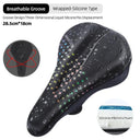 Comfortable Gel Bicycle Seat Cover with Waterdrop Pattern