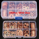 Copper Washer Gasket Nut and Bolt Set Assortment Kit M8 M10 M12 M14