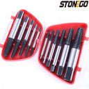 STONEGO Carbon Steel Screw Extractor Set for Easy Bolt Removal