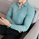 Men's Seamless Slim Fit Luxury Shirt Elegant Formal Wear