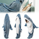 Cartoon Shark Blanket Hoodie Women Kigurumi Playsuit Cozy