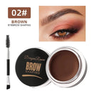 3D Wild Eyebrow Gel Wax Brow Styling Soap Waterproof Long Lasting Tint Eyebrows Enhancers Brows White Brown Makeup Cosmetic Tool  ourlum.com Brown  