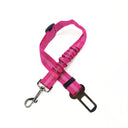 Adjustable Pet Car Seat Belt for Dogs and Cats: Safety Harness Clip for Vehicle  ourlum 46-Purple Red  