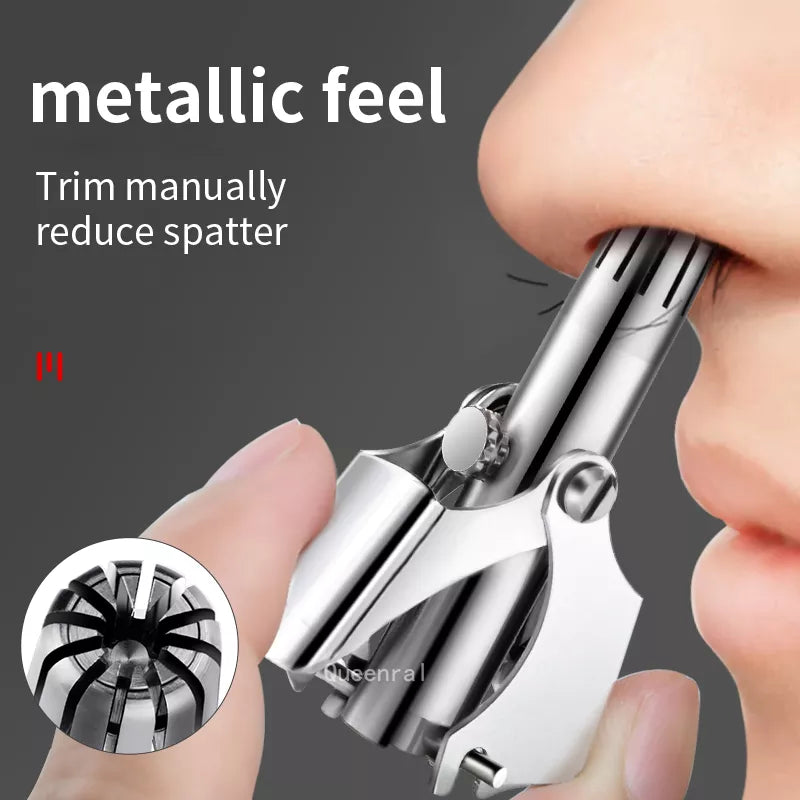 Nose Hair Ear Trimmer For Men Stainless Steel Manual Washable Portable Tondeuse Nez hair remover Nose Vibrissa Razor Shaver  ourlum.com   