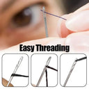 Side Hole Blind Sewing Needles Set - Stainless Steel Needles for Elderly Stitching - DIY Hand Sewing Pins with Self Threading  ourlum.com   