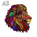 Wooden Lion Puzzle: Family Interactive 3D DIY Crafts Game Gift  ourlum.com T959-A3  