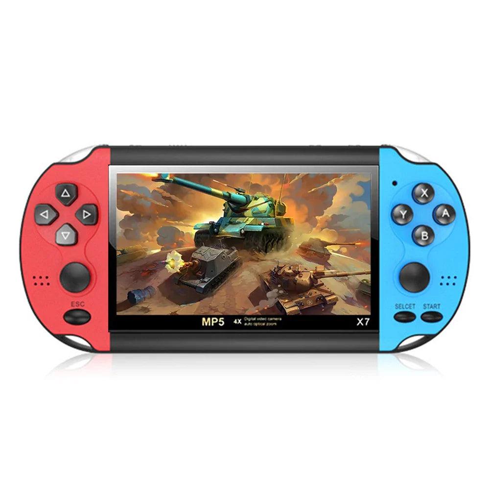 X7 Handheld Game Console 10000+ Video Games 4.3-Inch Screen Portable Nostalgic Game Console 1500mAh Rechargeable Battery  ourlum.com CHINA  