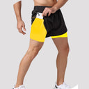 Men's 2-in-1 Quick Dry Running Shorts for Gym and Fitness Training - Summer Workout Shorts