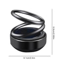 Elegant Car Perfume Double-ring Aroma Diffuser Solar Freshener