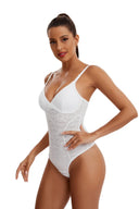 Lace Thong Bodysuit Shapewear for Women - Seamless Slimming & Tummy Control