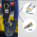 ZoeRax RJ45 Pass Through Crimp Tool: Ultimate Ethernet Cable Cutter  ourlum.com   