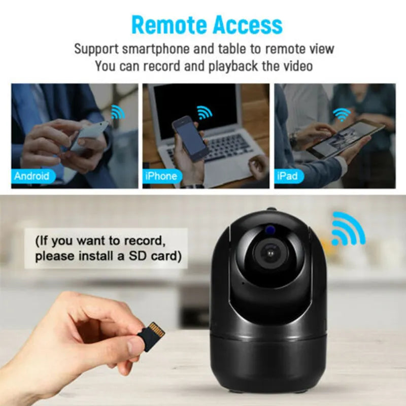 Smart HD WiFi Security Camera: Auto Tracking Surveillance System  ourlum.com   