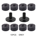 8 Pcs Cymbal Stand Felt Washer Plastic Drum Cymbal Sleeves