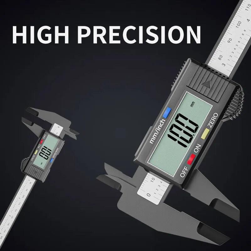 Digital Caliper with Electronic Vernier - 150mm Measuring Tool for Precision Measurements  ourlum.com   