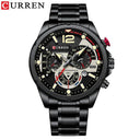 Stylish Stainless Steel Men's Watch with Quartz Movement - Waterproof Sports Chronograph Timepiece for Him by OurLum  OurLum.com C  