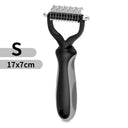 Pet Grooming Comb: Shedding Trimming Deshedding Brush Tool