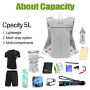 Ultralight 5L Hydration Running Backpack for Men and Women