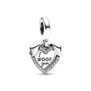 Sterling Silver Dog Charm Bead for Pandora Bracelet Jewelry