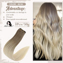 Balayage Clip-In Hair Extensions Luxurious Human Hair Upgrade