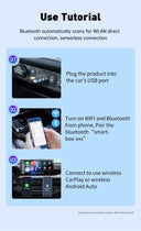 XUDA 2in1 Wireless CarPlay AI Mini Box Android Auto Box Upgrade